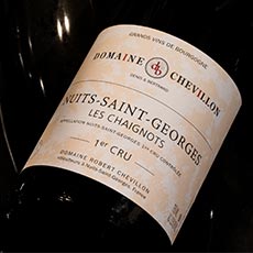Nuits Saint georges 1er cru - Les Chaignots - vin